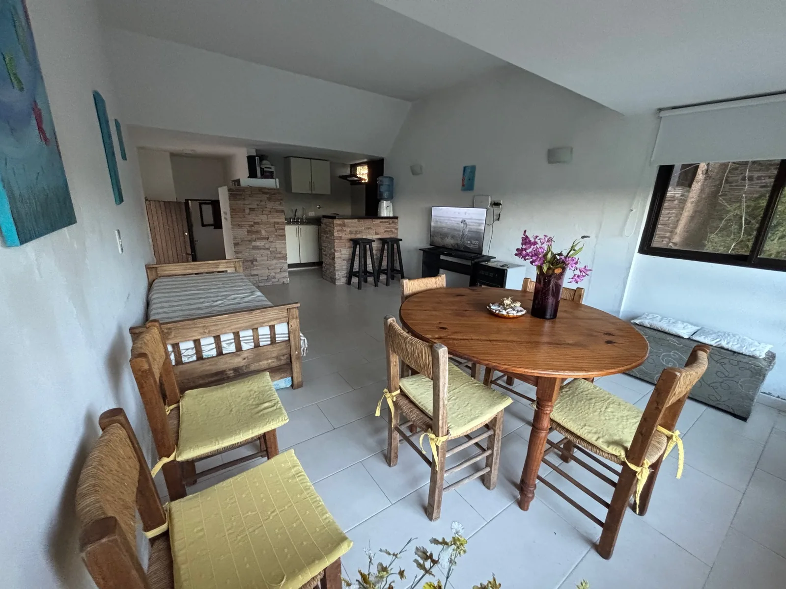 Living comedor de Casita de la Colina